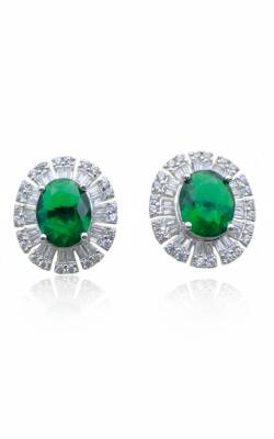 Karen Zümrüt Taşlı Küpe - Nihan Dulon (1)