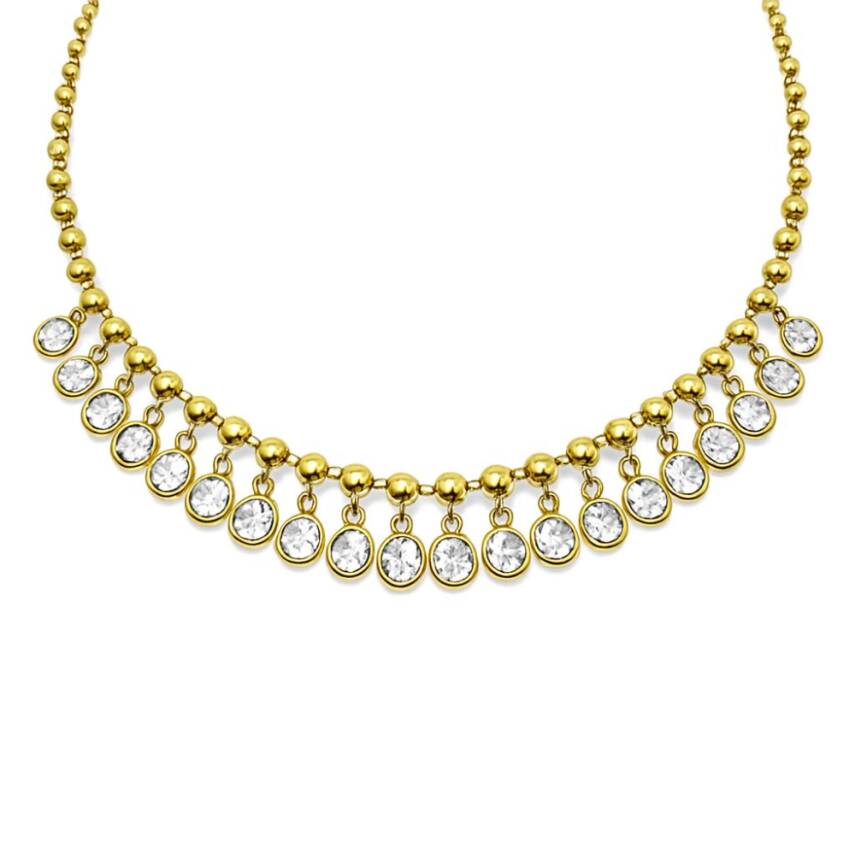 Kristal Taşlı Kolye - 2