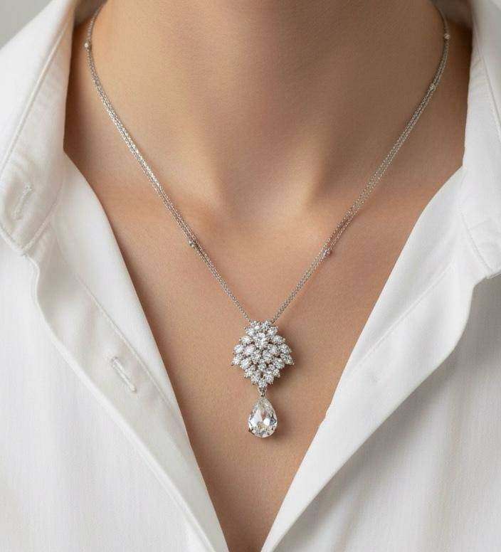 Laura Zincirli Kolye İthal - 1