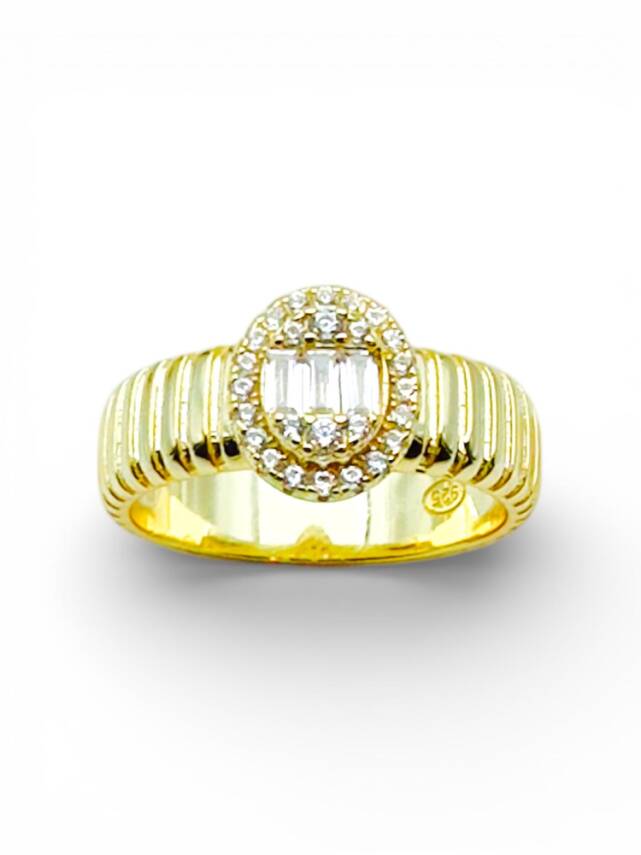 Lena Baget Taşlı Yüzük - 1