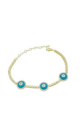 Lila Nazar Boncuklu Bileklik - Nihan Dulon