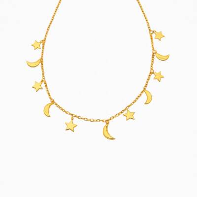 Lili Moon Star Kolye - 