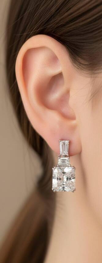 Lily Baget Küpe İthal - 1