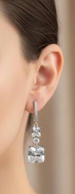 Lily Cut Mazonit Küpe - Nihan Dulon