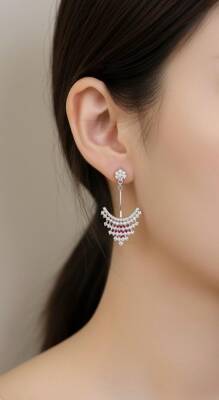 Liza Taşlı Küpe - Nihan Dulon