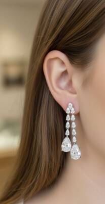 Lou Sallamalı Küpe İthal - Nihan Dulon