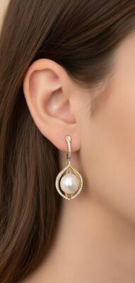 Love İncili Küpe - Nihan Dulon