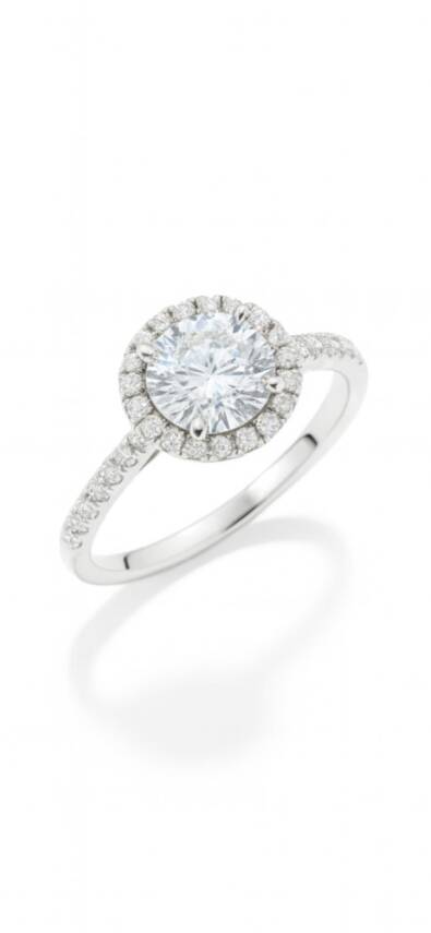 Lucky S Mazonit 1 ct Yüzük - 1