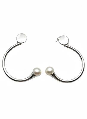 Luiza İncili Halka Küpe - Nihan Dulon (1)