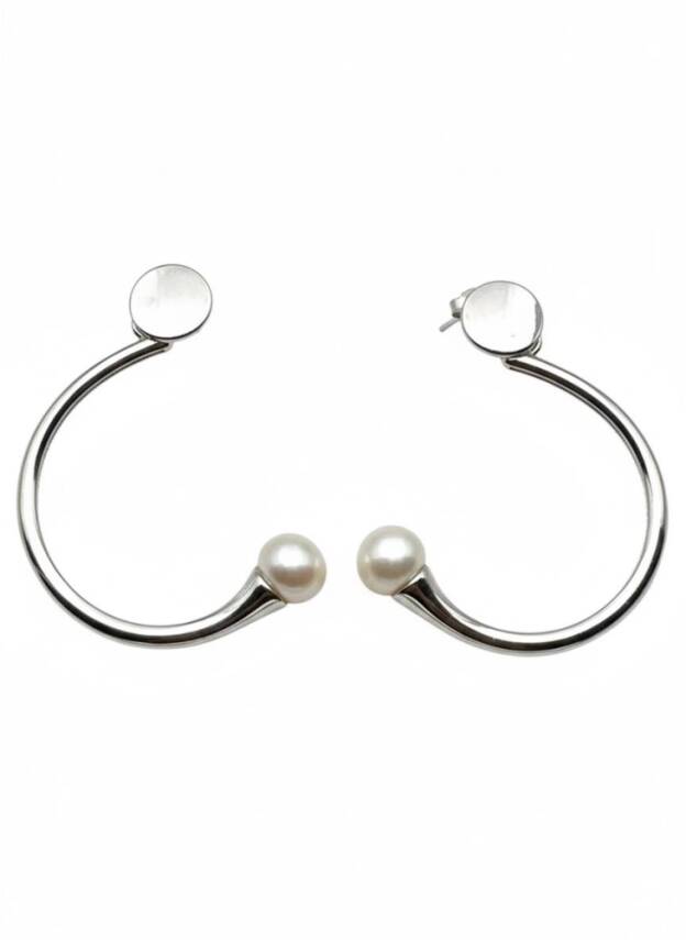 Luiza İncili Halka Küpe - 2