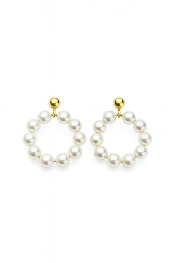 Lura Halka İnci Küpe - 2