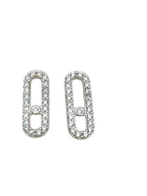 Marina küçük taşlı küpe - Nihan Dulon