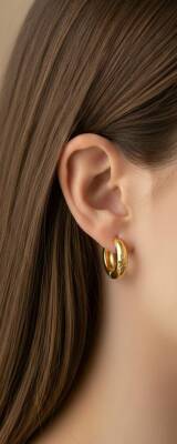 Marjo Modern Taşlı Küpe - Nihan Dulon