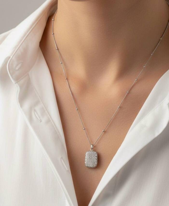 Maya Çift Taraflı Kolye - 1