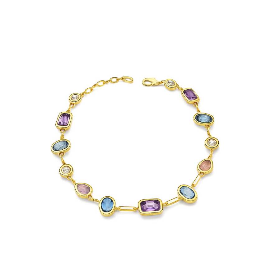 Melodi Renkli Taşlı Bileklik - 2