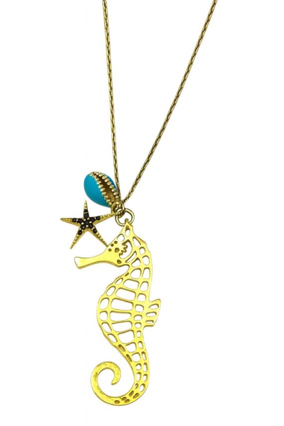 Mila Deniz Atı Kolye - 2