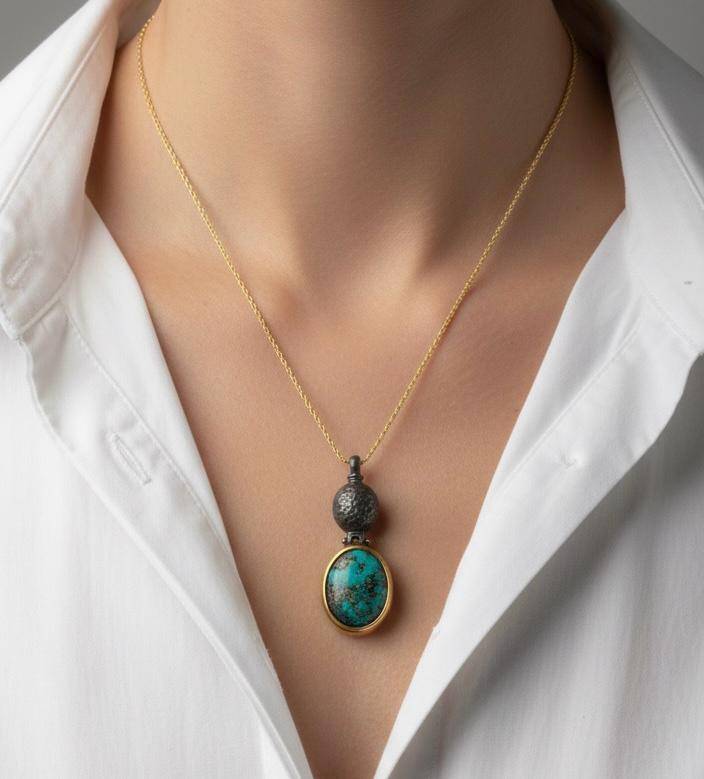 Mila Doğal Taş Kolye - 1