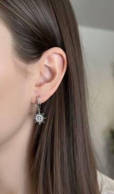 Mila Güneş Figürlü Küpe - Nihan Dulon