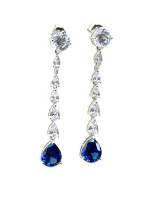 Mira Tanzanit Taşlı Küpe - Nihan Dulon