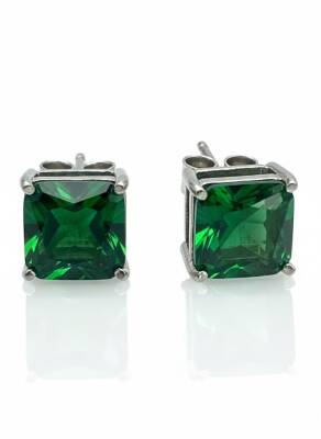 Nancy Baget Taşlı Zümrüt Küpe - Nihan Dulon (1)