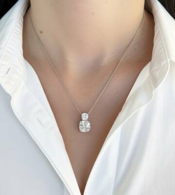 Orly İkili Baget Kolye İthal - Nihan Dulon