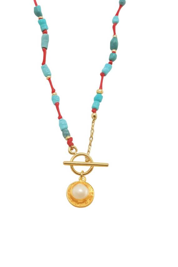 Paula Mercan Taşlı Kolye - 2