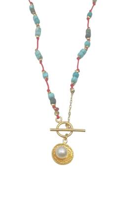 Paula Mercan Taşlı Kolye - 