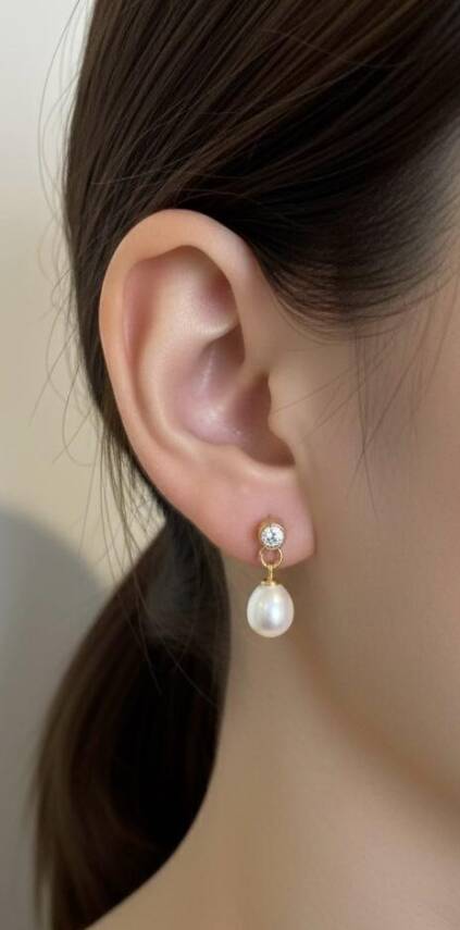 Pearl Love Küpe - 1