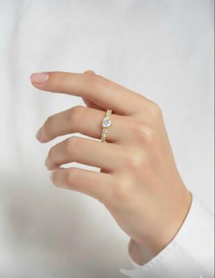 Penny Taşlı Yüzük - Nihan Dulon