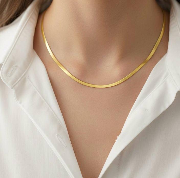 Perette İtalyan Gold Renk Kolye - 1