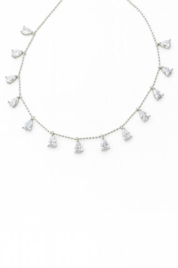 Sadny Kristal Taşlı Kolye - 2