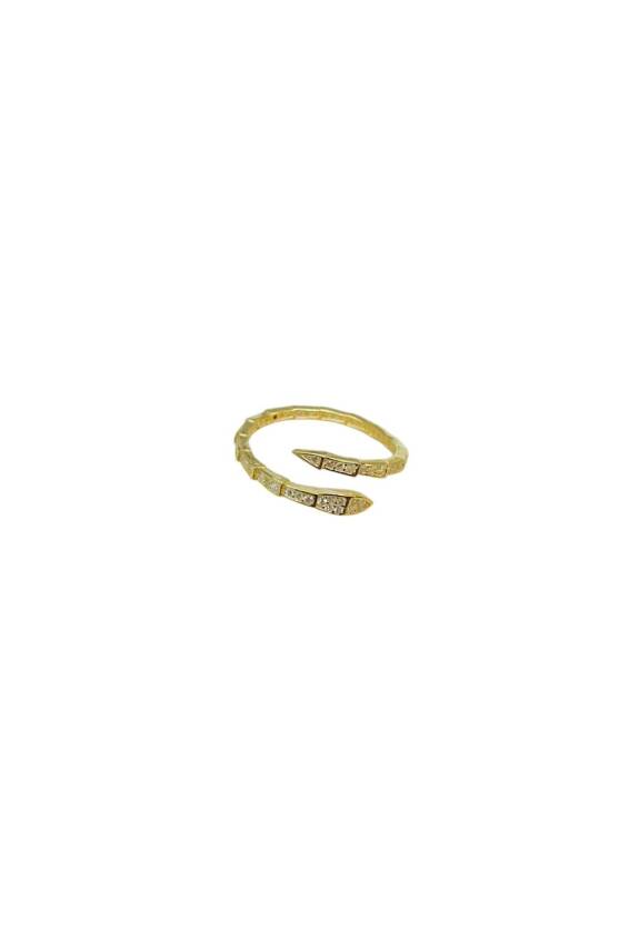 Snake Gold Renk Yüzük - 1