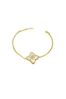 Stella Sedef Taşlı Yonca Bileklik - (1)