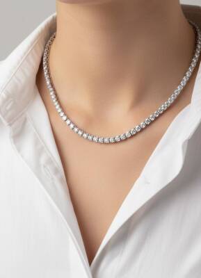 Su yolu Mazonit Kolye İthal 3 mm - Nihan Dulon