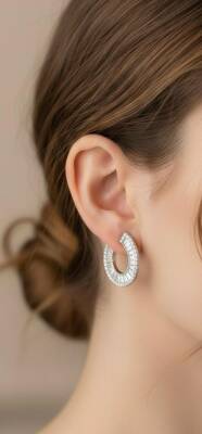 Ursula Baget Taş Küpe - 