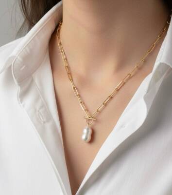 Vanessa İncili Kolye - 