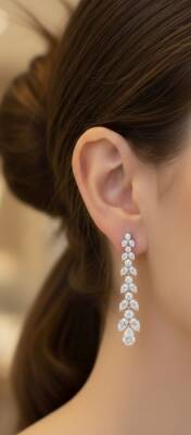 Vanessa Mozanit Küpe İthal - Nihan Dulon