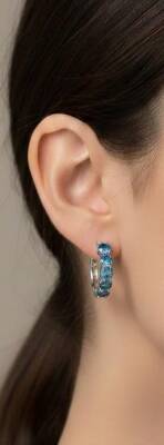 Via üç taş çıtır Küpe - Nihan Dulon