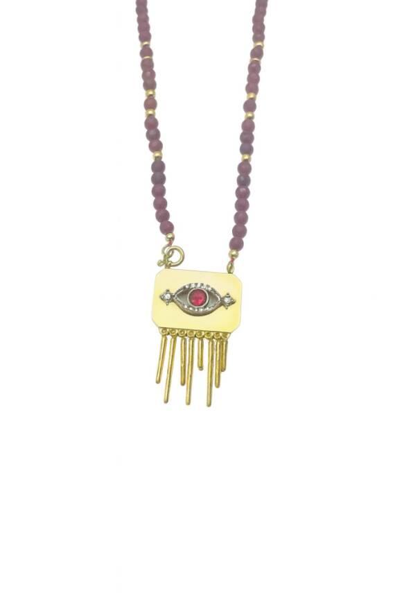 Wendy Kırmızı Mercan Kolye - 2